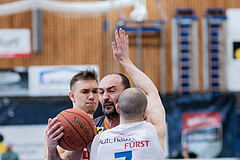 Basketball, Basketball Superliga 2022/23, Viertelfinale Spiel 3, Oberwart Gunners, Klosterneuburg Dukes, Jonathan Knessl (12), Predrag Miletic (8), Sebastian K