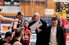 Basketball, Basketball Superliga 2022/23, Platzierungsrunde 3, Oberwart Gunners, BC Vienna, Aramis Naglić (Coach)