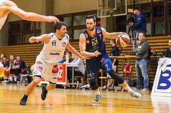 Basketball, ABL 2016/17, CUP 2.Runde, Mattersburg Rocks, Fürstenfeld Panthers, Marko Car (7), Stefan ULREICH (11)
