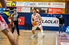 Basketball, win2day Basketball Superliga 2024/25, Grunddurchgang 18.Runde, Traiskirchen Lions, UBSC Graz, Benedikt Güttl (7)