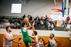 Basketball, Basketball Zweite Liga 2024/25, Grunddurchgang 16.Runde, UDW Alligators, KOS Celovec, Mauro Gerszke (7)