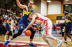 Basketball, win2day Basketball Superliga 2024/25, Grunddurchgang 18.Runde, Traiskirchen Lions, UBSC Graz, Denis Krestinin (55)