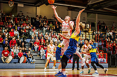 Basketball, win2day Basketball Superliga 2024/25, Grunddurchgang 18.Runde, Traiskirchen Lions, UBSC Graz, Denis Krestinin (55)