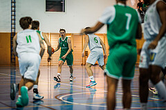 Basketball, Basketball Zweite Liga 2024/25, Grunddurchgang 16.Runde, UDW Alligators, KOS Celovec, Samuel Seher (4)