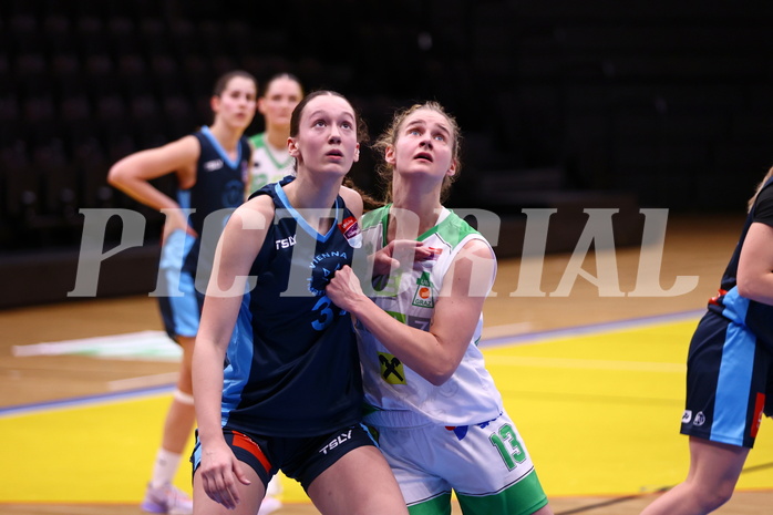 26.01.2025, Graz, Raiffeisen Sportpark, Basketball Damen Superliga 2024/25, Grunddurchgang, 12.Runde, UBI Graz vs. DBB WelsVienna Timberwolves