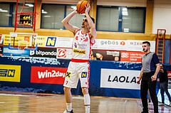 Basketball, win2day Basketball Superliga 2024/25, Grunddurchgang 18.Runde, Traiskirchen Lions, UBSC Graz, Benedikt Güttl (7)