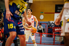 Basketball, win2day Basketball Superliga 2024/25, Grunddurchgang 18.Runde, Traiskirchen Lions, UBSC Graz, Benedikt Güttl (7)