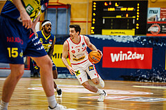 Basketball, win2day Basketball Superliga 2024/25, Grunddurchgang 18.Runde, Traiskirchen Lions, UBSC Graz, Benedikt Güttl (7)