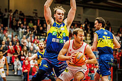 Basketball, win2day Basketball Superliga 2024/25, Grunddurchgang 18.Runde, Traiskirchen Lions, UBSC Graz, Ryan Moffat (4)