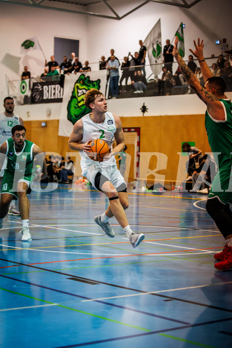 Basketball, Basketball Zweite Liga 2024/25, Grunddurchgang 16.Runde, UDW Alligators, KOS Celovec, Luis Göd (2)