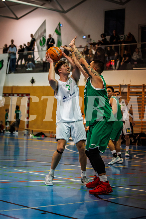 Basketball, Basketball Zweite Liga 2024/25, Grunddurchgang 16.Runde, UDW Alligators, KOS Celovec, Luis Göd (2)