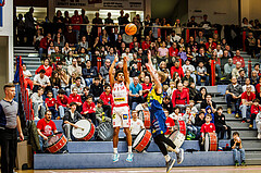 Basketball, win2day Basketball Superliga 2024/25, Grunddurchgang 18.Runde, Traiskirchen Lions, UBSC Graz, Obinna Anthony Ndukwe (2)