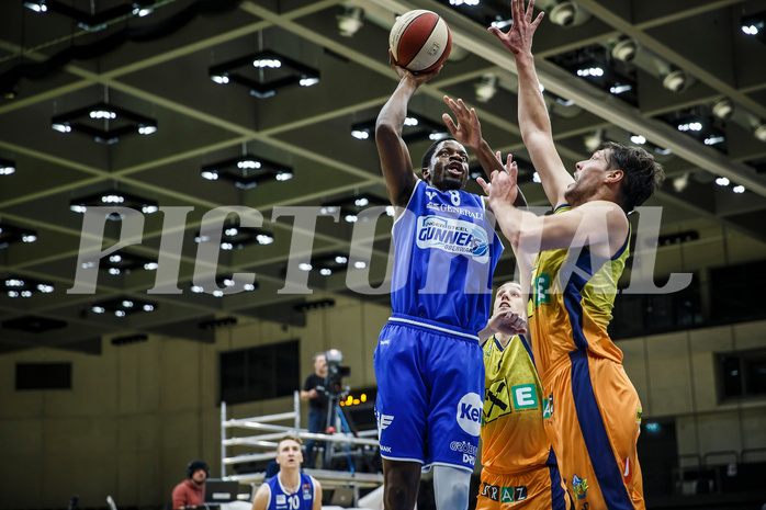 Basketball, Admiral Basketball Superliga 2019/20, Grunddurchgang 9.Runde, UBSC Graz, Oberwart Gunners, Eric Katenda (8)