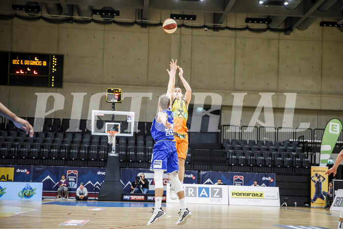 Basketball, Admiral Basketball Superliga 2019/20, Grunddurchgang 9.Runde, UBSC Graz, Oberwart Gunners, Anton Maresch (8)