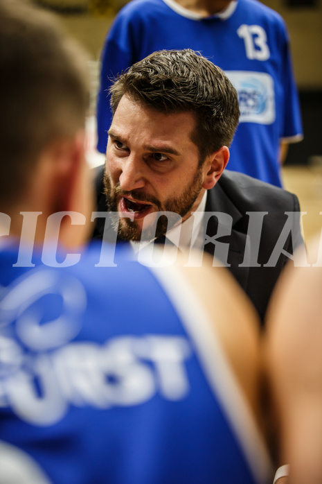 Basketball, Admiral Basketball Superliga 2019/20, Grunddurchgang 9.Runde, UBSC Graz, Oberwart Gunners, Horst Leitner (Coach)