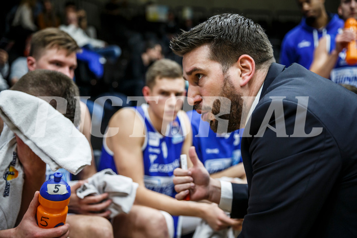 Basketball, Admiral Basketball Superliga 2019/20, Grunddurchgang 9.Runde, UBSC Graz, Oberwart Gunners, Horst Leitner (Coach)