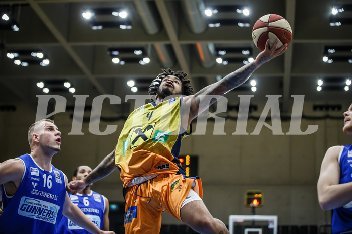 Basketball, Admiral Basketball Superliga 2019/20, Grunddurchgang 9.Runde, UBSC Graz, Oberwart Gunners, Anton Beard (4)