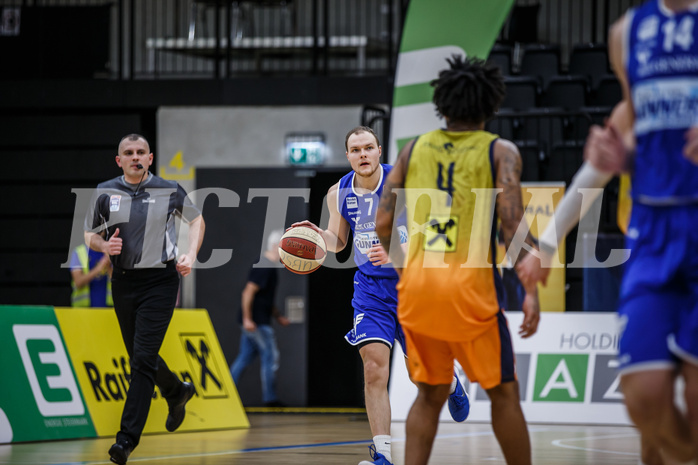 Basketball, Admiral Basketball Superliga 2019/20, Grunddurchgang 9.Runde, UBSC Graz, Oberwart Gunners, Sebastian Käferle (7)
