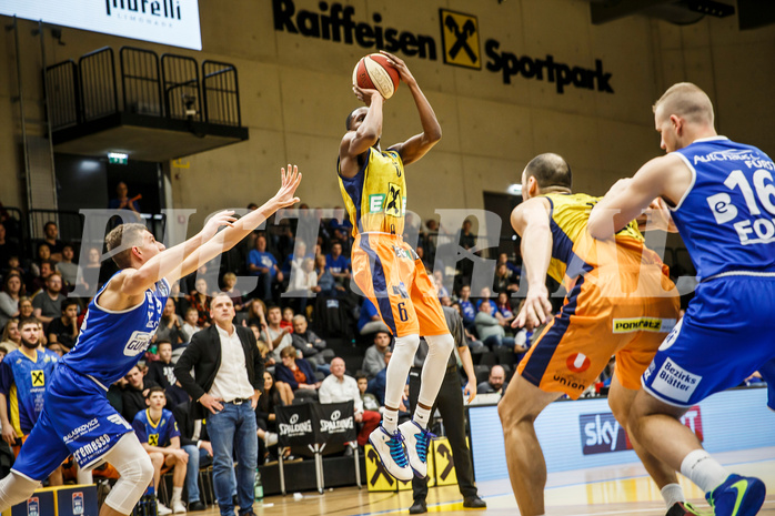 Basketball, Admiral Basketball Superliga 2019/20, Grunddurchgang 9.Runde, UBSC Graz, Oberwart Gunners, Derrik Jamerson (19)