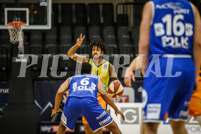 Basketball, Admiral Basketball Superliga 2019/20, Grunddurchgang 9.Runde, UBSC Graz, Oberwart Gunners, Anton Beard (4)