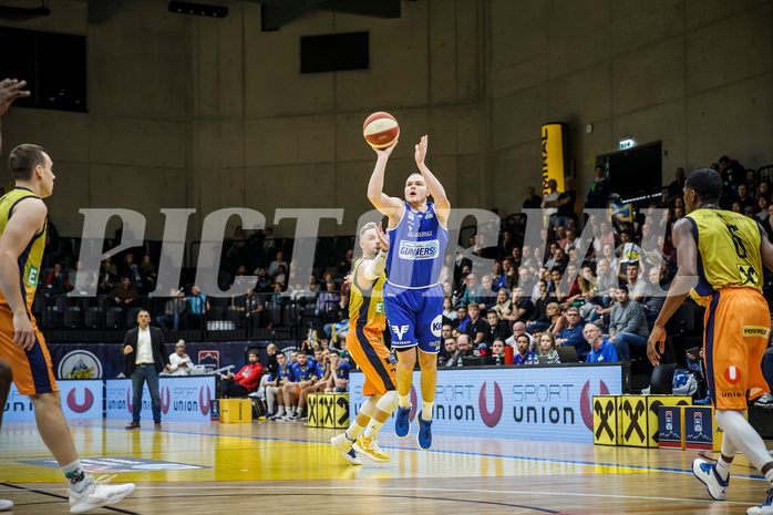 Basketball, Admiral Basketball Superliga 2019/20, Grunddurchgang 9.Runde, UBSC Graz, Oberwart Gunners, Sebastian Käferle (7)
