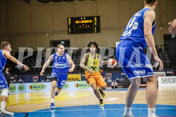 Basketball, Admiral Basketball Superliga 2019/20, Grunddurchgang 9.Runde, UBSC Graz, Oberwart Gunners, Anton Beard (4)