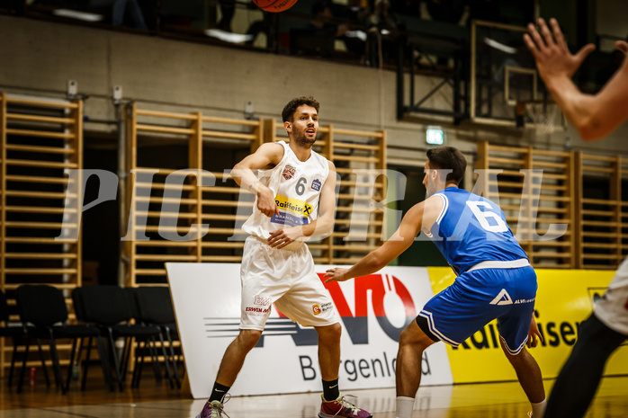 Basketball, Basketball Austria Cup 2021/22, 2. Vorrunde, Mattersburg Rocks, Kufstein Towers, Jan NICOLI (6)