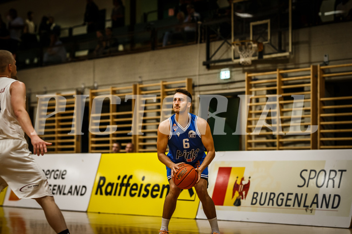 Basketball, Basketball Austria Cup 2021/22, 2. Vorrunde, Mattersburg Rocks, Kufstein Towers, Luka Bozak (6)