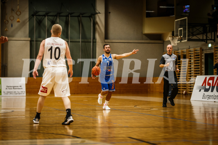 Basketball, Basketball Austria Cup 2021/22, 2. Vorrunde, Mattersburg Rocks, Kufstein Towers, Paul Rodriguez (7)