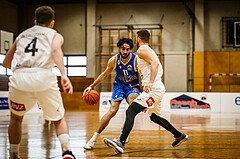 Basketball, Basketball Austria Cup 2021/22, 2. Vorrunde, Mattersburg Rocks, Kufstein Towers, Perez Jose Giraldez (11)