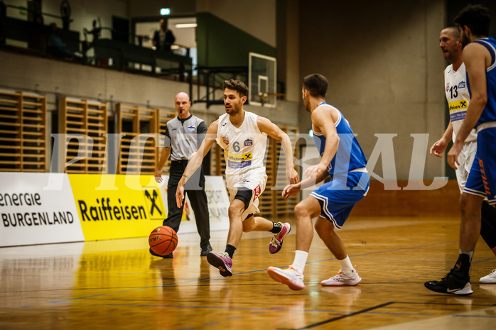 Basketball, Basketball Austria Cup 2021/22, 2. Vorrunde, Mattersburg Rocks, Kufstein Towers, Jan NICOLI (6)