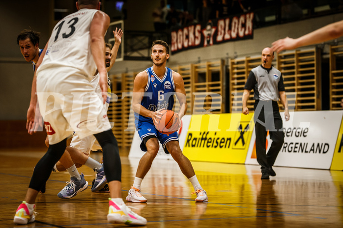 Basketball, Basketball Austria Cup 2021/22, 2. Vorrunde, Mattersburg Rocks, Kufstein Towers, Luka Bozak (6)