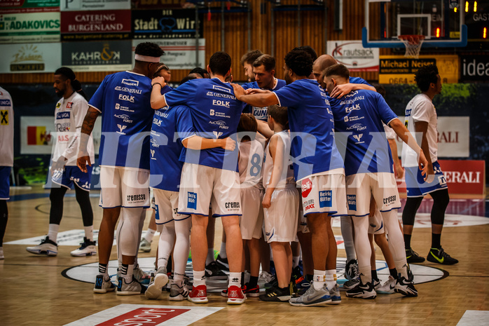 Basketball, bet-at-home Basketball Superliga 2021/22, Platzierungsrunde Spiel 1, Oberwart Gunners, Gmunden Swans, Oberwart Gunners