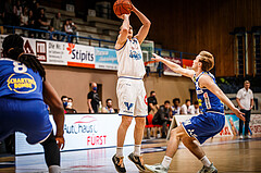 Basketball, bet-at-home Basketball Superliga 2021/22, Platzierungsrunde Spiel 1, Oberwart Gunners, Gmunden Swans, Sebastian Käferle (7)