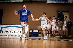 Basketball, bet-at-home Basketball Superliga 2021/22, Platzierungsrunde Spiel 1, Oberwart Gunners, Gmunden Swans, Sebastian Käferle (7)