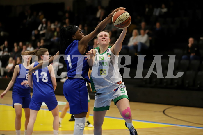 13.03.2022, Basketball Damen Superliga 2021/22, Grunddurchgang 9.Runde,  
UBI Holding Graz vs. Vienna D.C. Timberwolves,  