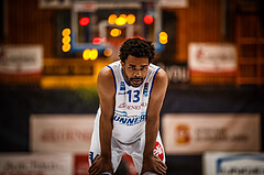 Basketball, bet-at-home Basketball Superliga 2021/22, Platzierungsrunde Spiel 1, Oberwart Gunners, Gmunden Swans, Connor Cashaw (13)