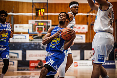 Basketball, bet-at-home Basketball Superliga 2021/22, Platzierungsrunde Spiel 1, Oberwart Gunners, Gmunden Swans, Cederic Anders (2)