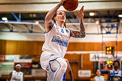 Basketball, bet-at-home Basketball Superliga 2021/22, Platzierungsrunde Spiel 1, Oberwart Gunners, Gmunden Swans, Travis Atson (4)