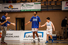 Basketball, bet-at-home Basketball Superliga 2021/22, Platzierungsrunde Spiel 1, Oberwart Gunners, Gmunden Swans, Stefan Blazevic (13)