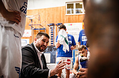 Basketball, bet-at-home Basketball Superliga 2021/22, Platzierungsrunde Spiel 1, Oberwart Gunners, Gmunden Swans, Horst Leitner (Coach)