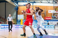 Basketball, ABL 2016/17, Grunddurchgang 21.Runde, Oberwart Gunners, WBC Wels, Dejan Cigoja (10), Christopher McNealy (8)