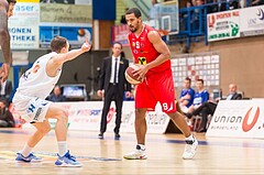 Basketball, ABL 2016/17, Grunddurchgang 21.Runde, Oberwart Gunners, WBC Wels, Lorenzo O'Neal (9), Sebastian Käferle (7)