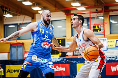 Basketball, win2day Basketball Superliga 2023/24, Viertelfinale Spiel 1, Traiskirchen Lions, SKN St.Pölten, Fabricio Vay (11)