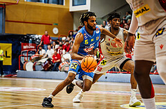 Basketball, win2day Basketball Superliga 2023/24, Viertelfinale Spiel 1, Traiskirchen Lions, SKN St.Pölten, Michael Anthony Randolph Jr. (5)