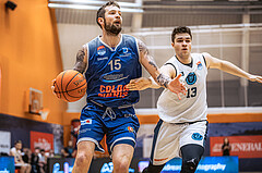 Basketball, Win2Day Superliga 2022/23, Grunddurchgang 10.Runde, Vienna Timberwolves, COLDAMARIS BBC Nord Dragonz, Nick Allen (15), Luka Damjanac (13)