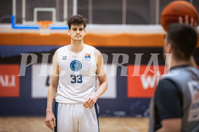 Basketball, Win2Day Superliga 2022/23, Grunddurchgang 10.Runde, Vienna Timberwolves, COLDAMARIS BBC Nord Dragonz, Chris Vogt (33)