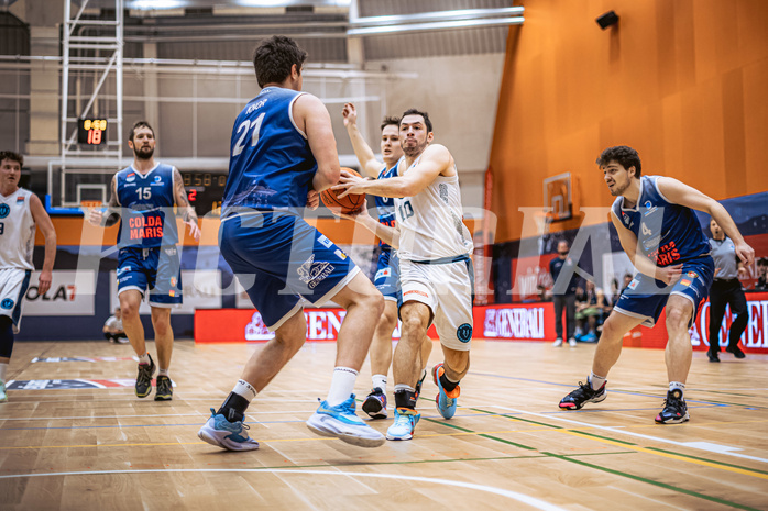 Basketball, Win2Day Superliga 2022/23, Grunddurchgang 10.Runde, Vienna Timberwolves, COLDAMARIS BBC Nord Dragonz, Jakob Szkutta (10)