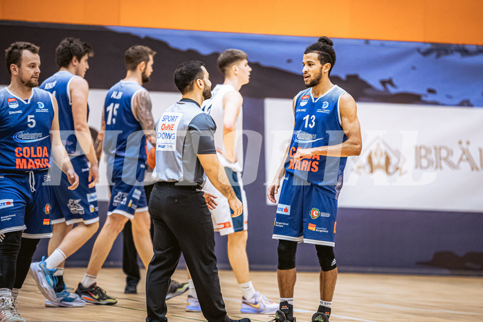 Basketball, Win2Day Superliga 2022/23, Grunddurchgang 10.Runde, Vienna Timberwolves, COLDAMARIS BBC Nord Dragonz, SR Sarioglu Ö., Kyran Jordan Mc Clure (13)