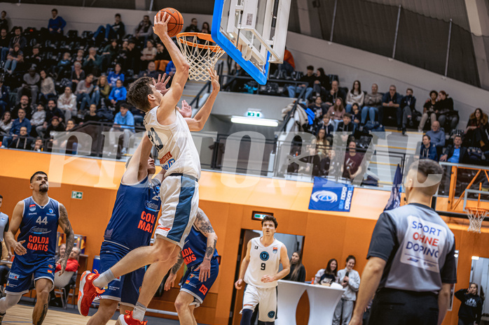 Basketball, Win2Day Superliga 2022/23, Grunddurchgang 10.Runde, Vienna Timberwolves, COLDAMARIS BBC Nord Dragonz, Chris Vogt (33)